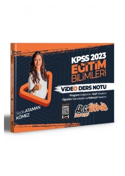 Kpss 2023 Program Geliştirme Video Ders Notu  Hocawebde