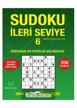 Sudoku İleri Seviye 6  Okan Arıkan