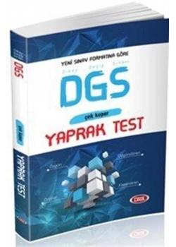 Data Dgs Yaprak Test