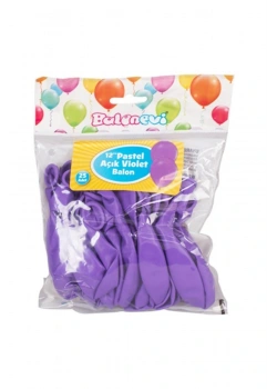 Balonevi 25 Li Balon Açık Violet 6853