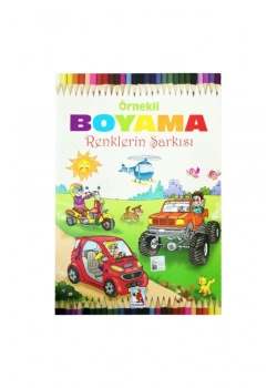 Örnekli Boyama Renklerin Şarkısı  Nurdan Yayınları