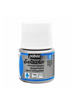Pebeo 295- 60 45Ml Setacolor Kumaş Boyası Pırıltı Gümüş