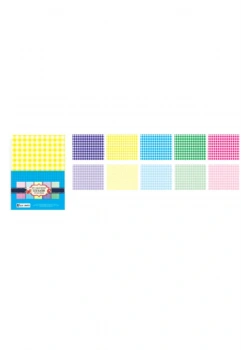 Keskin Color 10Lu Poşet Çift Taraflı Elişi Kağıdı Ekose