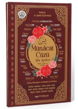 Furkan 17166 Münacaat Cüzü Orta Boy Ciltli 224 Shf Gül Kokulu