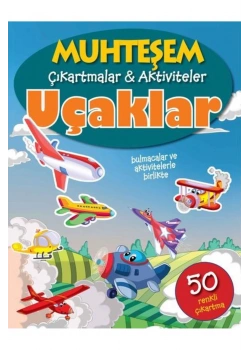 Muhteşem Çikartmalar Aktiviteler Uçaklar Parıltı