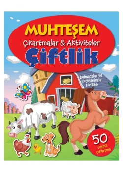 Muhteşem Çikartmalar Aktiviteler Çiftlik Parıltı