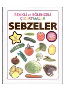 Renkli Ve Eğlenceli Çikartmalar Sebzeler - Parıltı