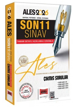 2026 Yargı Ales Vıp Sayısal Sözel Son 11 yıl Çıkmış Sorular