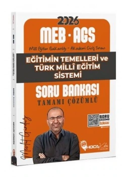 MEB AGS EĞİTİMİN TEMELLERİ ÇÖZÜMLÜ SORU BANKASI HOCA KAFASI