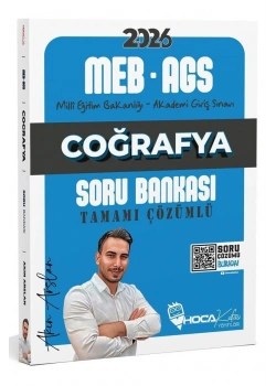 2026 MEB AGS COĞRAFYA ÇÖZÜMLÜ SORU BANKASI HOCA KAFASI