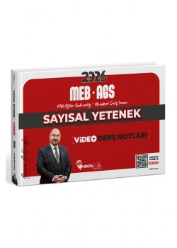 MEB AGS SAYISAL YETENEK VİDEO DERS NOTLARI HOCA KAFASI