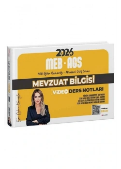 MEB AGS MEVZUAT BİLGİSİ VİDEO DERS NOTLARI  HOCA KAFASI