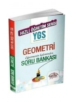 EDİTÖR YGS GEOMETRİ SORU BANK.ÖĞR KALEMİNDEN