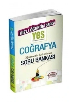 EDİTÖR YGS COĞRAFYA SORU BANK.ÖĞRETMENİN KALEMİ