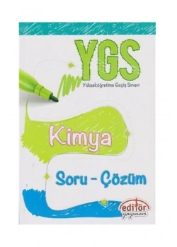 EDİTÖR YGS KİMYA SORU ÇÖZÜM