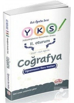 EDİTÖR YKS COĞRAFYA DERS NOTLARI 2.OTURUM