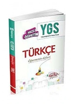 EDİTÖR YGS TÜRKÇE KONU. ÖĞR DEFTERİ