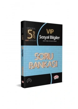 EDİTÖR 5.SINIF VİP SOSYAL BİLGİLER SORU BANKASI