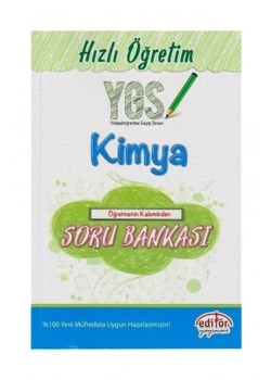 EDİTÖR YGS KİMYA SORU BANKASI