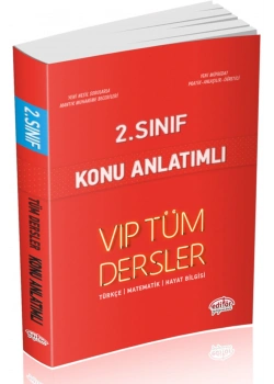 EDİTÖR 2.SINIF VİP TÜM DERSLER KONU ANLATIMLI