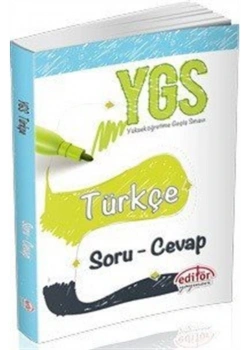 EDİTÖR YGS TÜRKÇE SORU-CEVAP