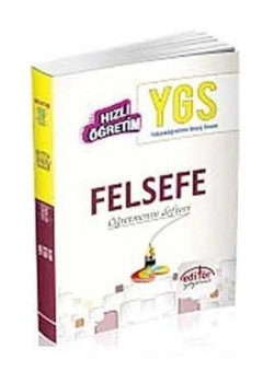 EDİTÖR YGS FELSEFE KONU A. ÖĞR DEFTERİ