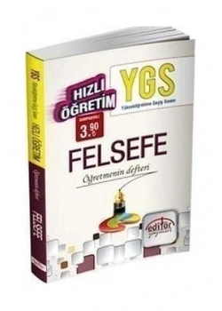 EDİTÖR YGS FELSEFE KONU A.ÖĞR DEFTERİ