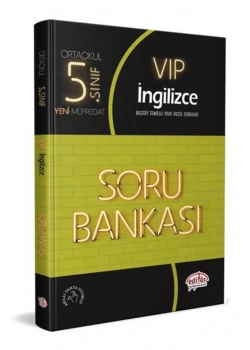 EDİTÖR 5.SINIF VİP İNGİLİZCE SORU BANKASI
