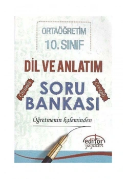EDİTÖR 10.SINIF DİL ANLATIM SORU BANK.