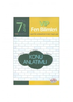 EDİTÖR 7.SINIF VİP FEN BİLİMLERİ KONU ANLATIMLI