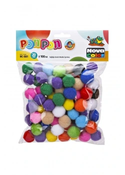 Nova Color Ponpon  20 Mm (100 Lü) Nc-881