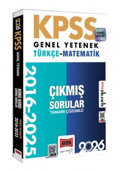 Yargı 2026 Kpss gy Türkçe Matematik 2016-2025 Çıkmış Çözümlü Sorular
