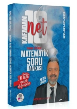 Kpss Ales Dgs Ekpss Matematik Çözümlü Soru Bankası Metin Şimşek  İndeks Akademi