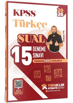 KPSS 2026 GK TÜRKÇE SUAL 15 ÇÖZÜMLÜ DENEME YEDİİKLİM