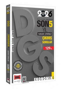 *Kampanya*Yargı 2026 Dgs Son 5 Yıl Çıkmış Çözümlü Sorular