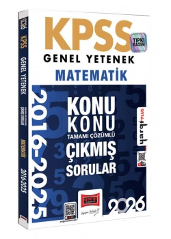Yargı 2026 Kpss Gy Matematik 2016-2025 Çıkmış Çözümlü Sorular