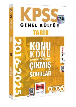 Yargı 2026 Kpss Gk Tarih 2016-2025 Çıkmış Çözümlü Sorular