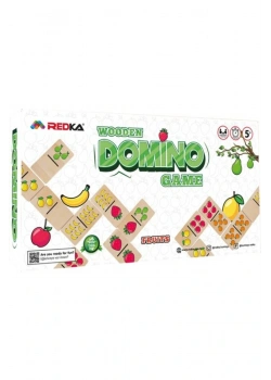 Kumtoys Wooden  Domino Fruıts Meyveler