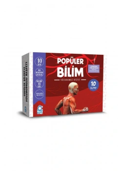 Popüler Bilim 10 Kitap Set Vücudumuz Dizisi Mavi Kirpi