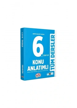 EDİTÖR 6.SINIF TÜM DERSLER KONU ANLATIM VIP