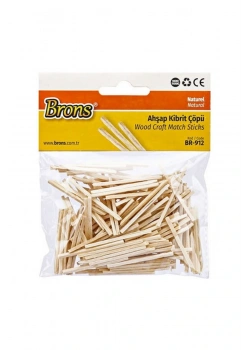 Brons Br-912 Ahşap Kibrit Çöpü Naturel