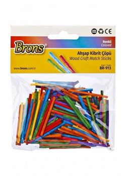 Brons Br-913 Ahşap Kibrit Çöpü Renkli