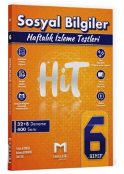 MOZAİK 6.SINIF SOSYAL BİLGİLER HAFTALIK İZLEME TESTLERİ