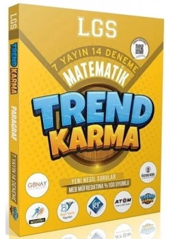 LGS MATEMATİK 7 YAYIN 14 DENEME TREND KARMA