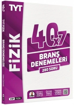 VİP FİZİK TYT 40 BRANŞ DENEME 280 SORU