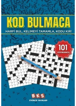 KOD BULMACA HARFİ BUL KELİMEYİ TAMAMLA KODU KIR BKS YAYINLARI