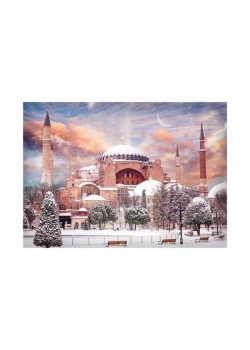 Ayasofya Puzzle 1000 Parça Mavi Lale
