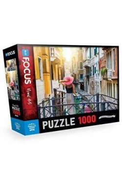 TRAVELLER WOMAN PUZZLE 1000 PARÇA MAVİ LALE