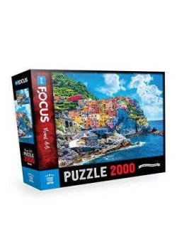 CINQUE TERRE PUZZLE 2000 PARÇA MAVİ LALE