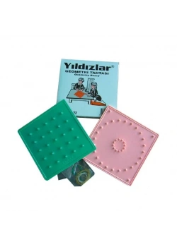 YILDIZLAR GEOMETRİ TAHTASI PLASTİK NO:122